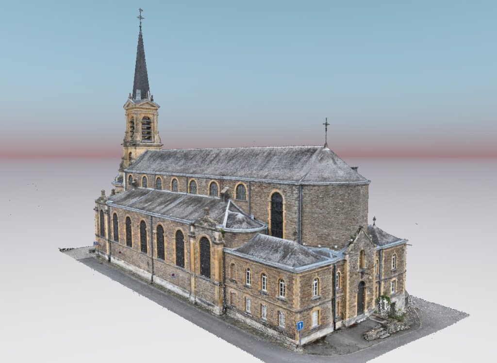 Jumeaux numérique Eglise de Bouillon
